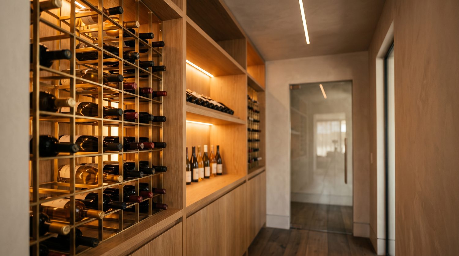 Cava de vinos empotrada